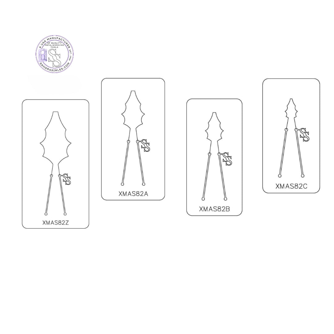 PANCAKE DIE XMAS82 HOLLY LEAF